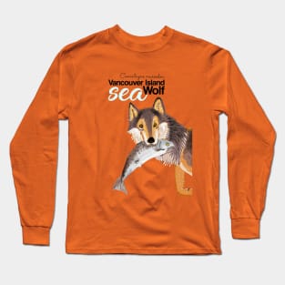 Totem Coastal wolf (Vancouver Wolf) Long Sleeve T-Shirt